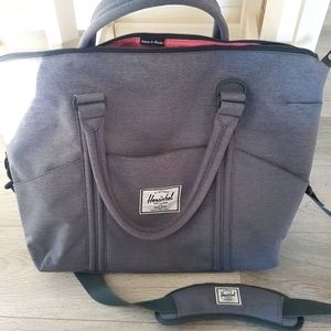 Herschel baby tote with change pad
